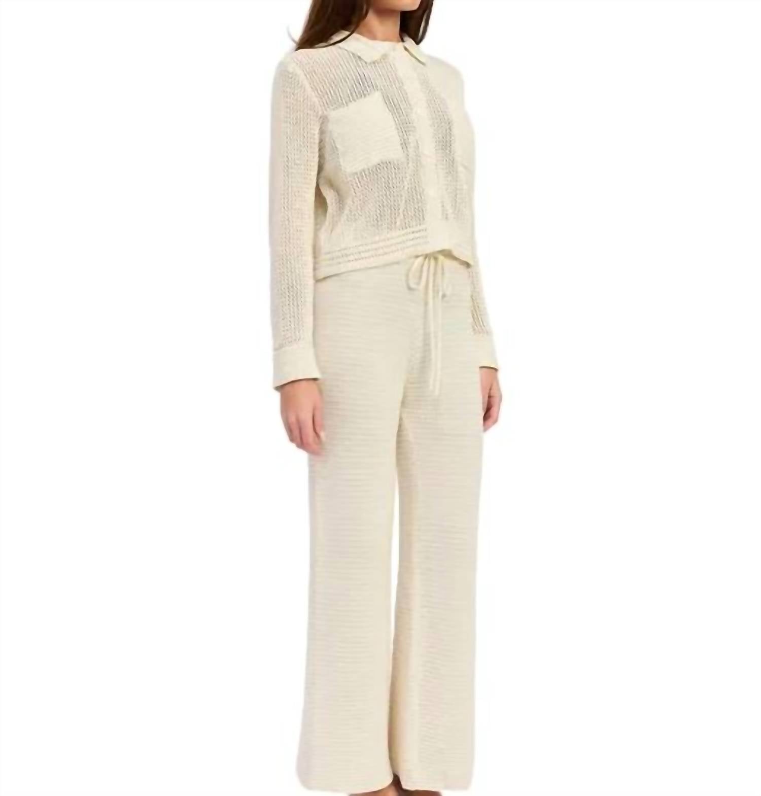 En Saison - Faye Embroidered Top