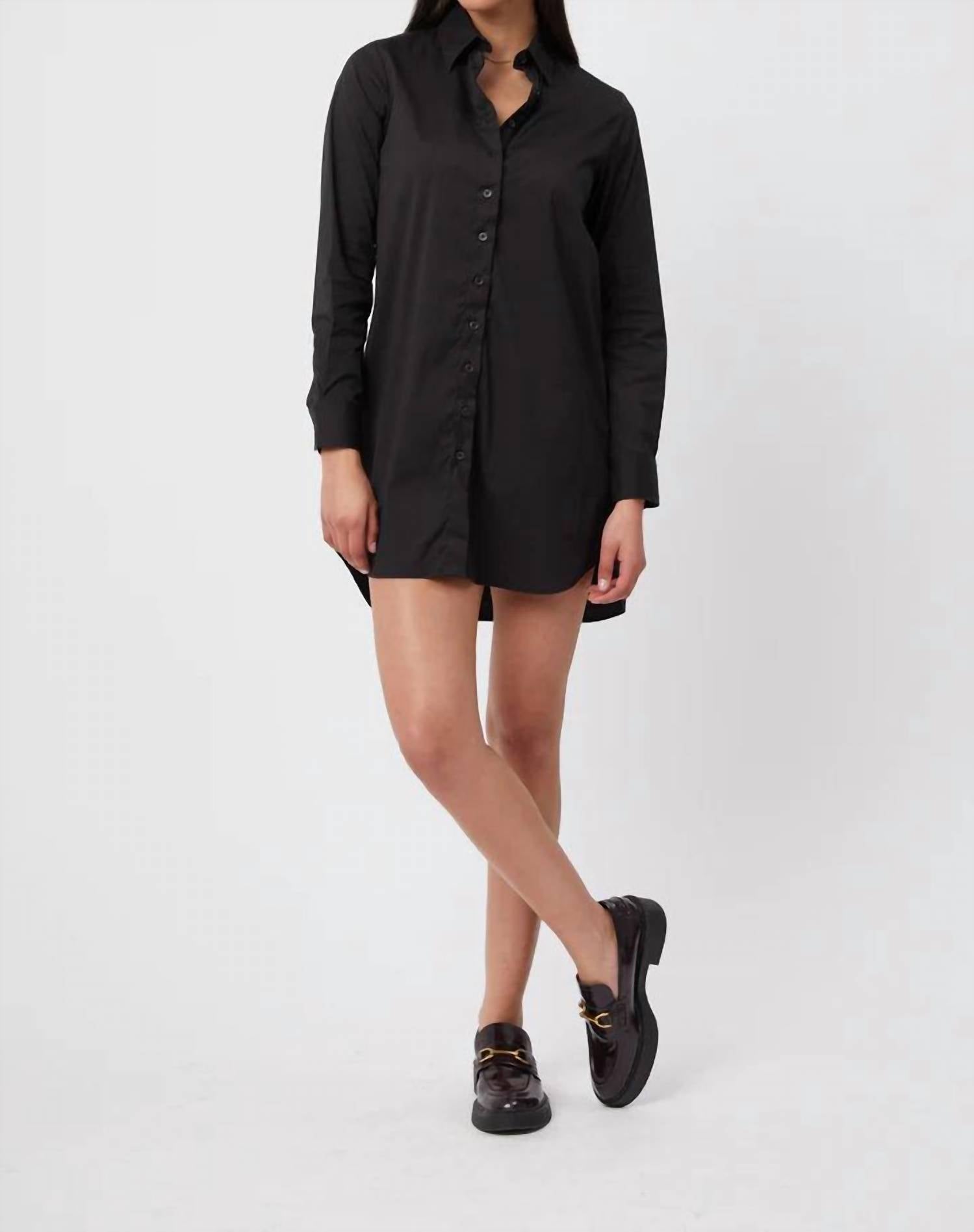 THE SHIRT WFH Dress in blk - women's dress
