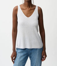 Joseph Ribkoff - Metallic Rhinestone Camisole Tank