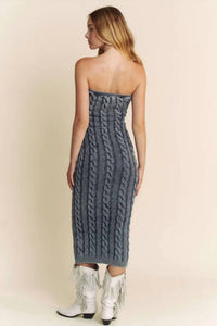 Hers & Mine - Denim Sweater Dress