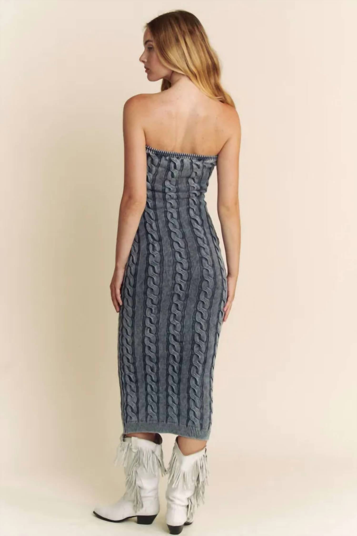 Hers & Mine - Denim Sweater Dress