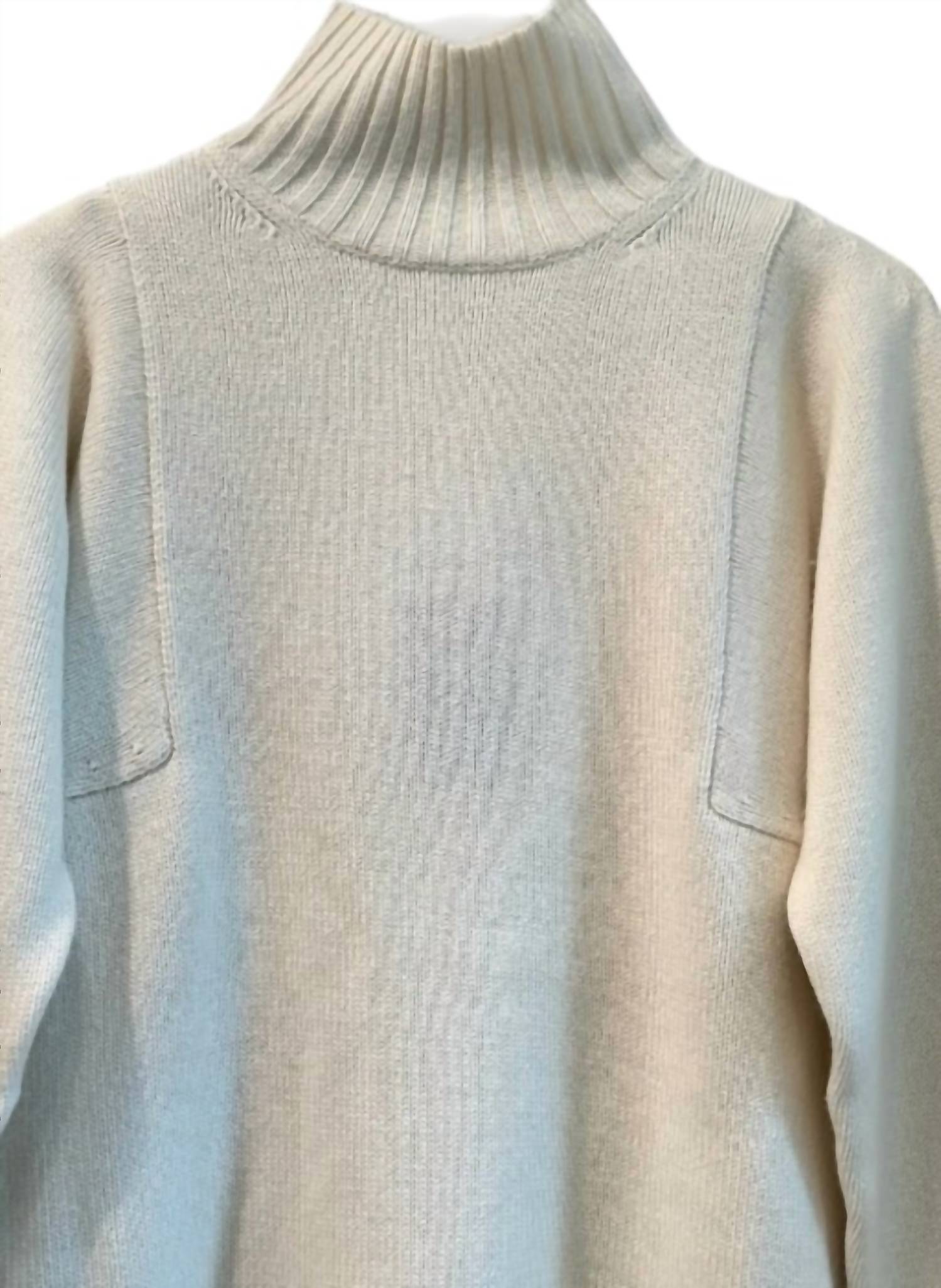 MaxMara Women's Aceti Sweater in white - women's sweater - detail view