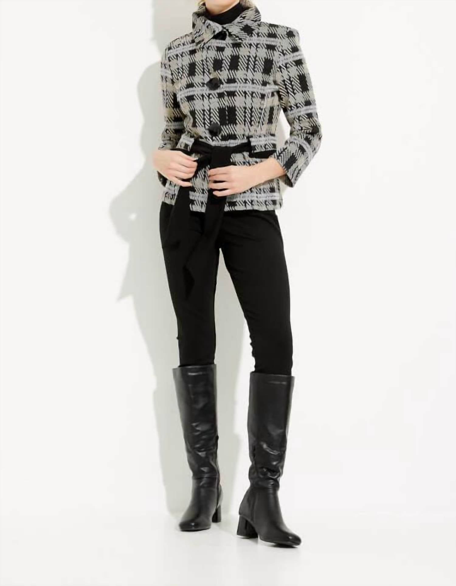 Joseph Ribkoff - Miranda Cinch Belt Jacket
