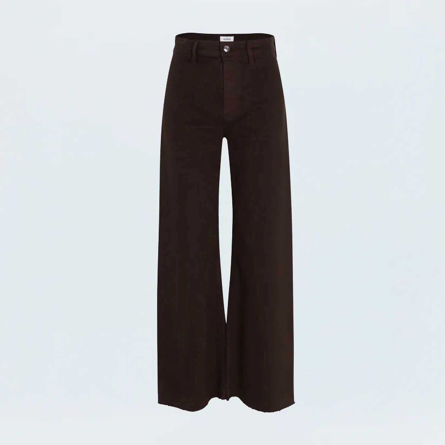 PISTOLA Penny High Rise Wide Leg Jean in mocha 1 - women's jeans - view 4