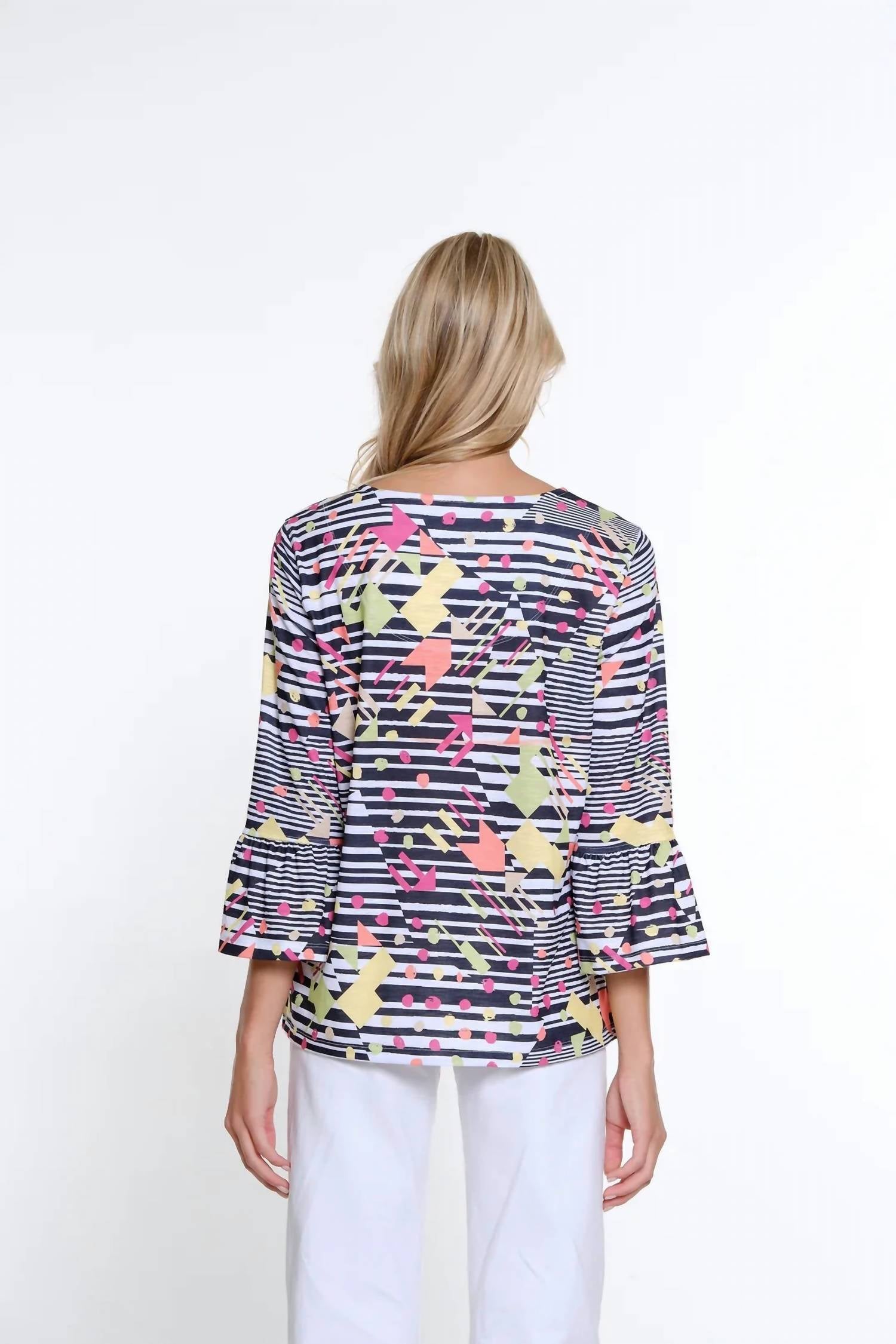 Multiples - Geometric Blouse