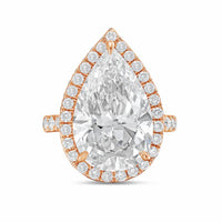 Diana M Jewels - Women's Pear Lab-Grown Diamond Fashion Ring (6.70 Ct) - Signature