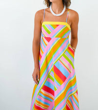 Strut & Bolt - Rainbow Row Midi Dress