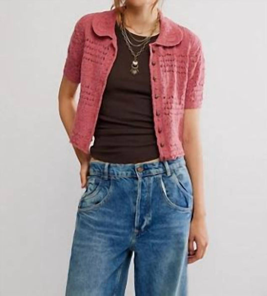 Free People - Daylight Short Sleeve Cardigan