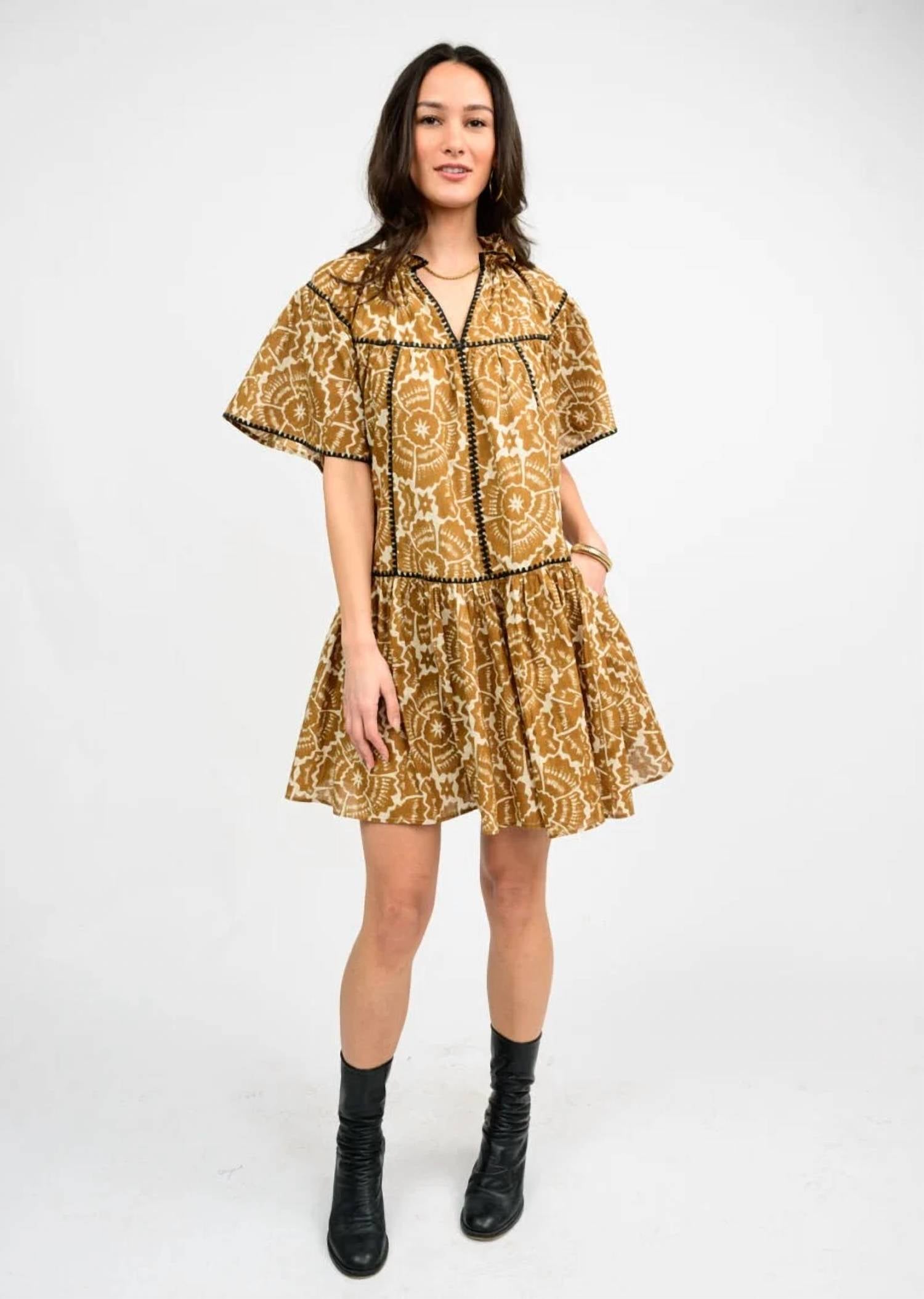 Ivy Jane - Short-Sleeve Cotton Dress