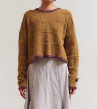 Grade & Gather - Plaid Knit Sweater