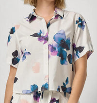 Lilla P - Folded Sleeve Button Down