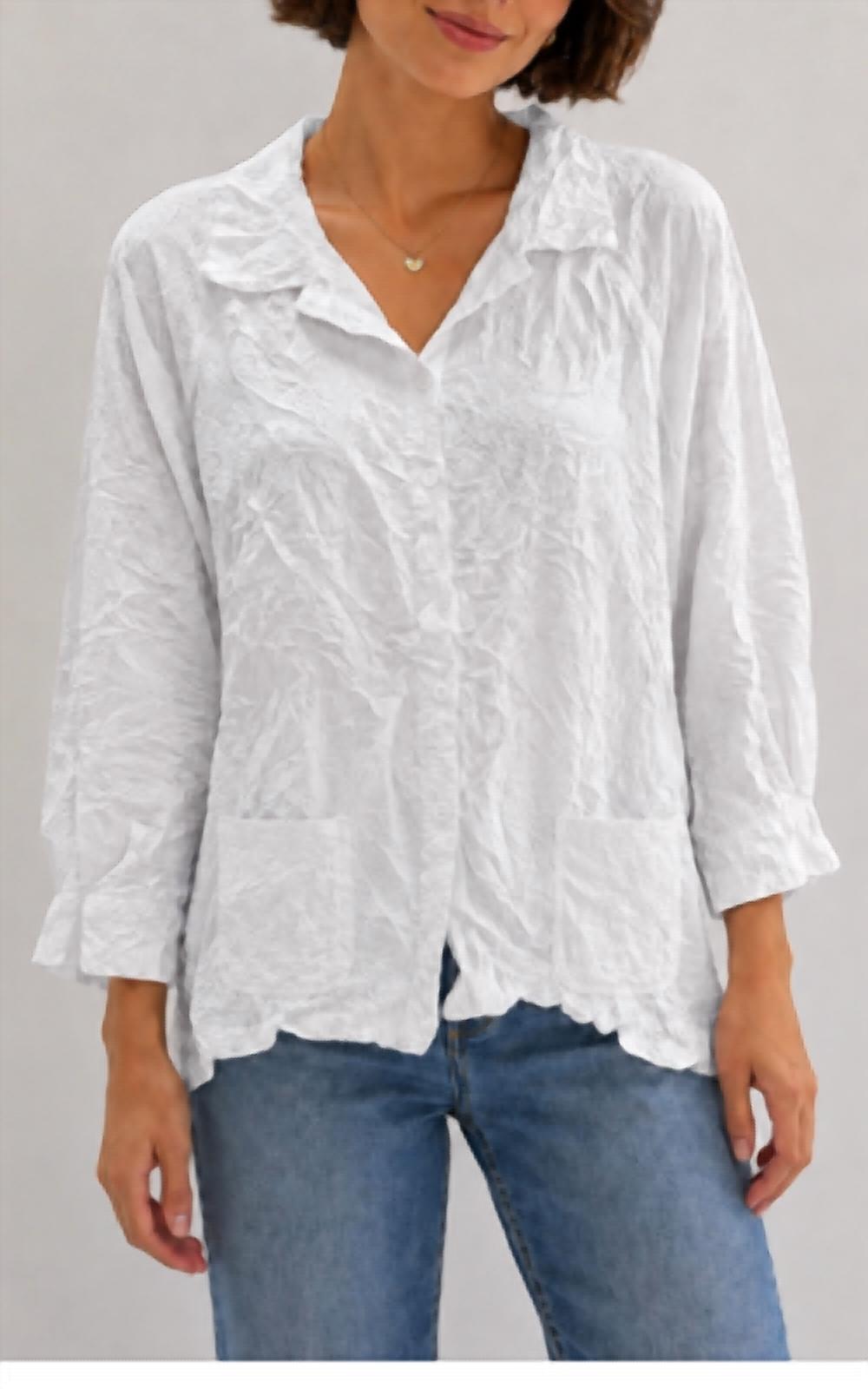 Habitat - Crinkle Button Up Shirt
