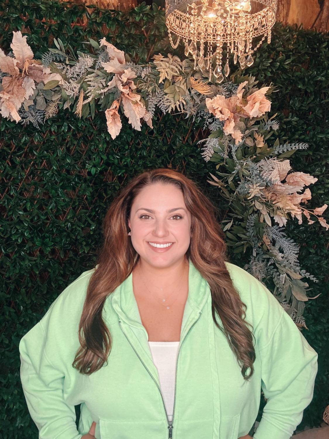 Mono B - Lime Zip Up Hoodie