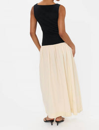 Show Me Your Mumu Luisa Maxi Dress in black cream - women's dress - view 4
