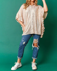 Fantastic Fawn - Pop the Bubbly Sequin Tunic