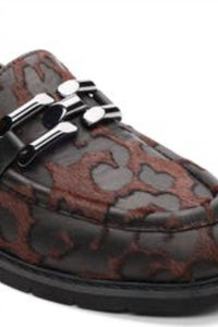 Sanctuary Women's Whitney Genuine Calf Hair Loafer in black brown - women's flats - alternate view