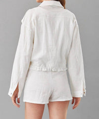 LINEN SHORTS