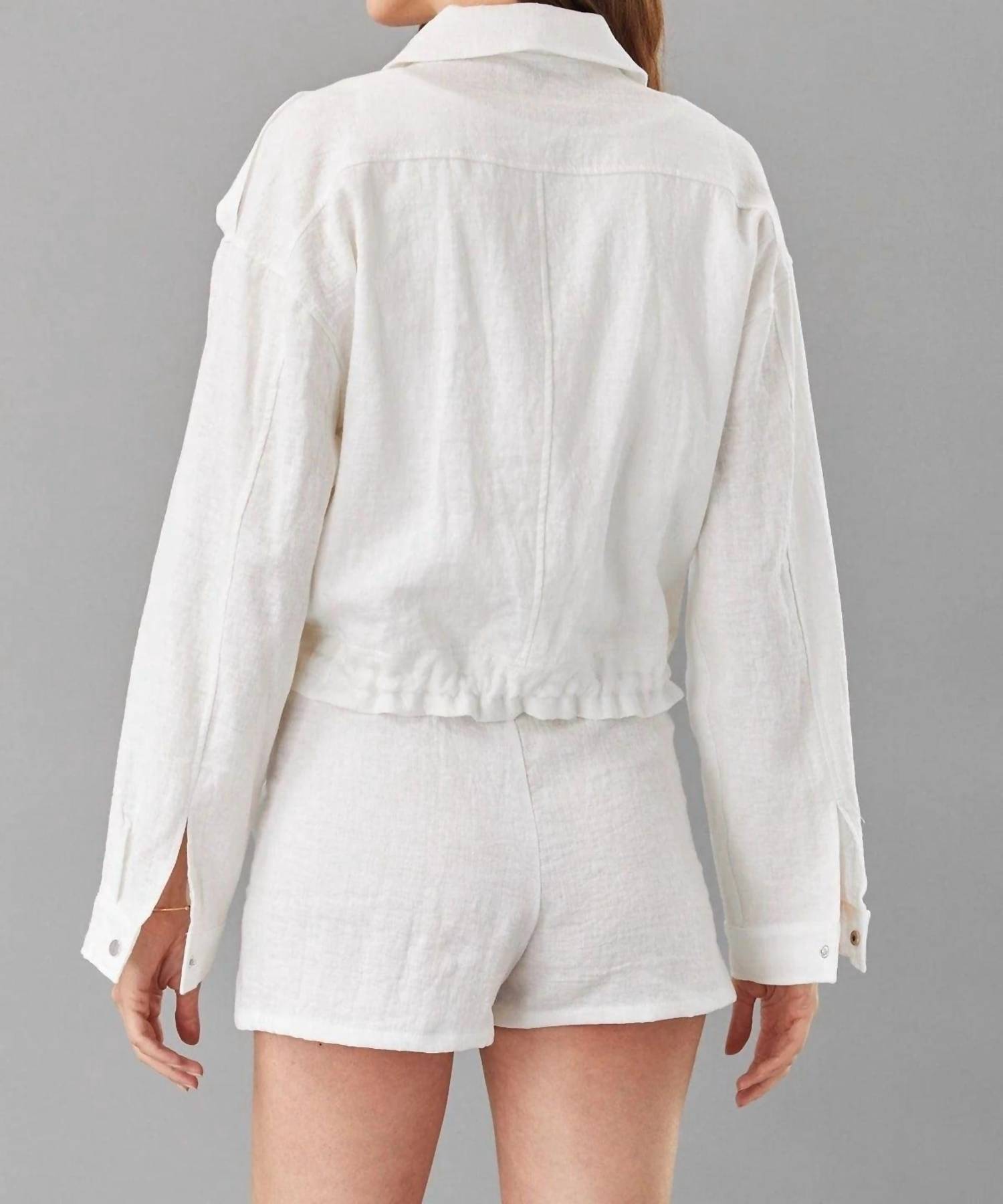 LINEN SHORTS