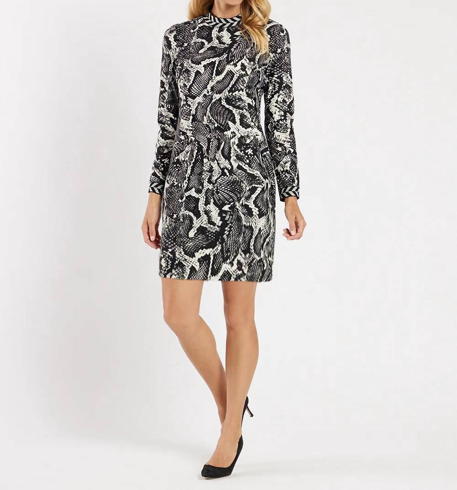 JUDE CONNALLY Cameron Python Dress in black - women's dress