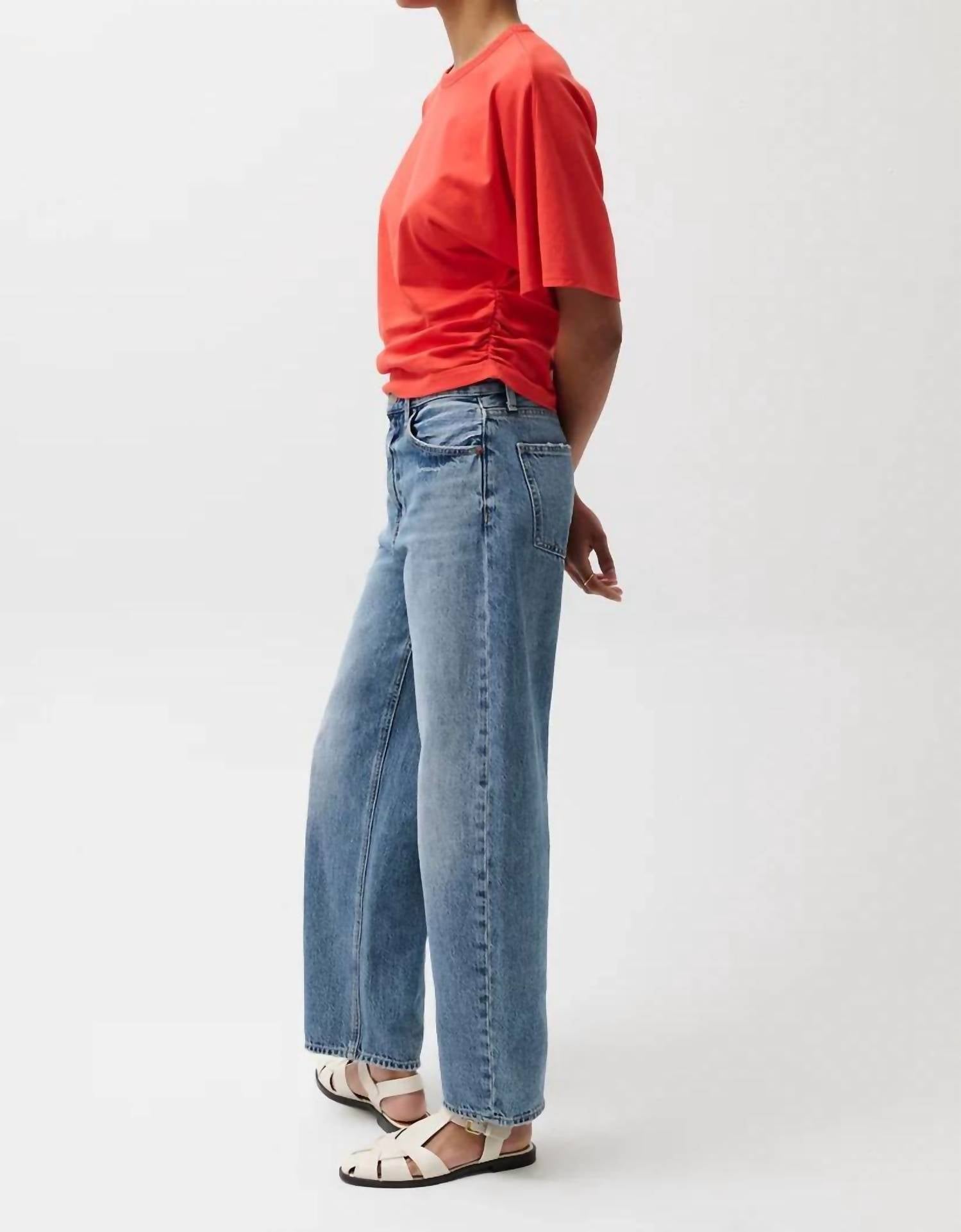 Pistola - Wes High Rise Barrel Jeans