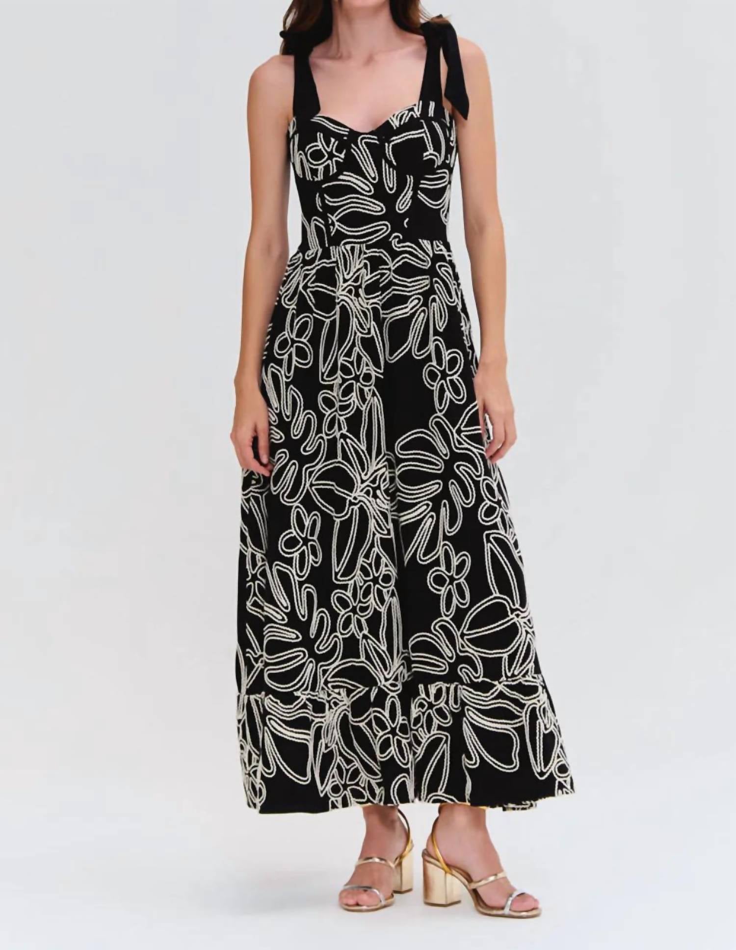 Patbo - Asas Linen Lace Midi Dress