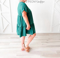She + Sky - Caroline V-Neck Tiered Dress