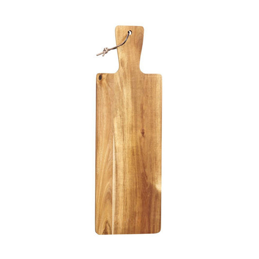 Creative Gifts International - Acacia Wood Handled Bread Board