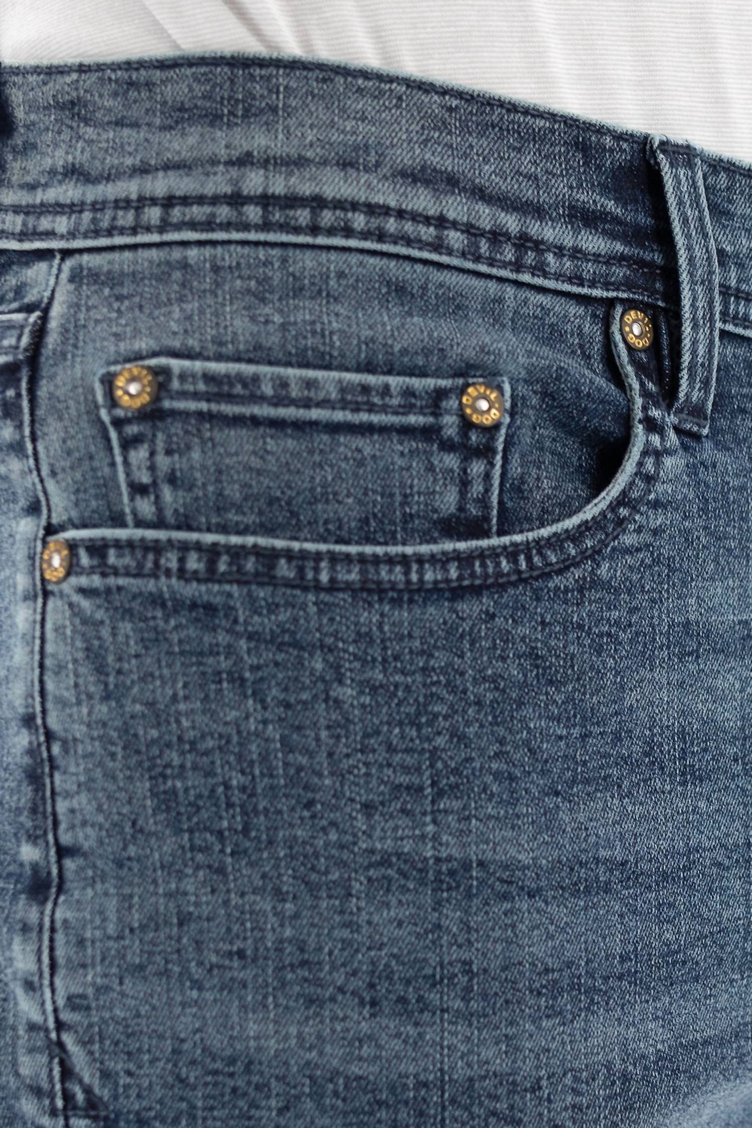 DEVIL-DOG Durable Boot Cut Jean in rocky river - men's jeans - detail view