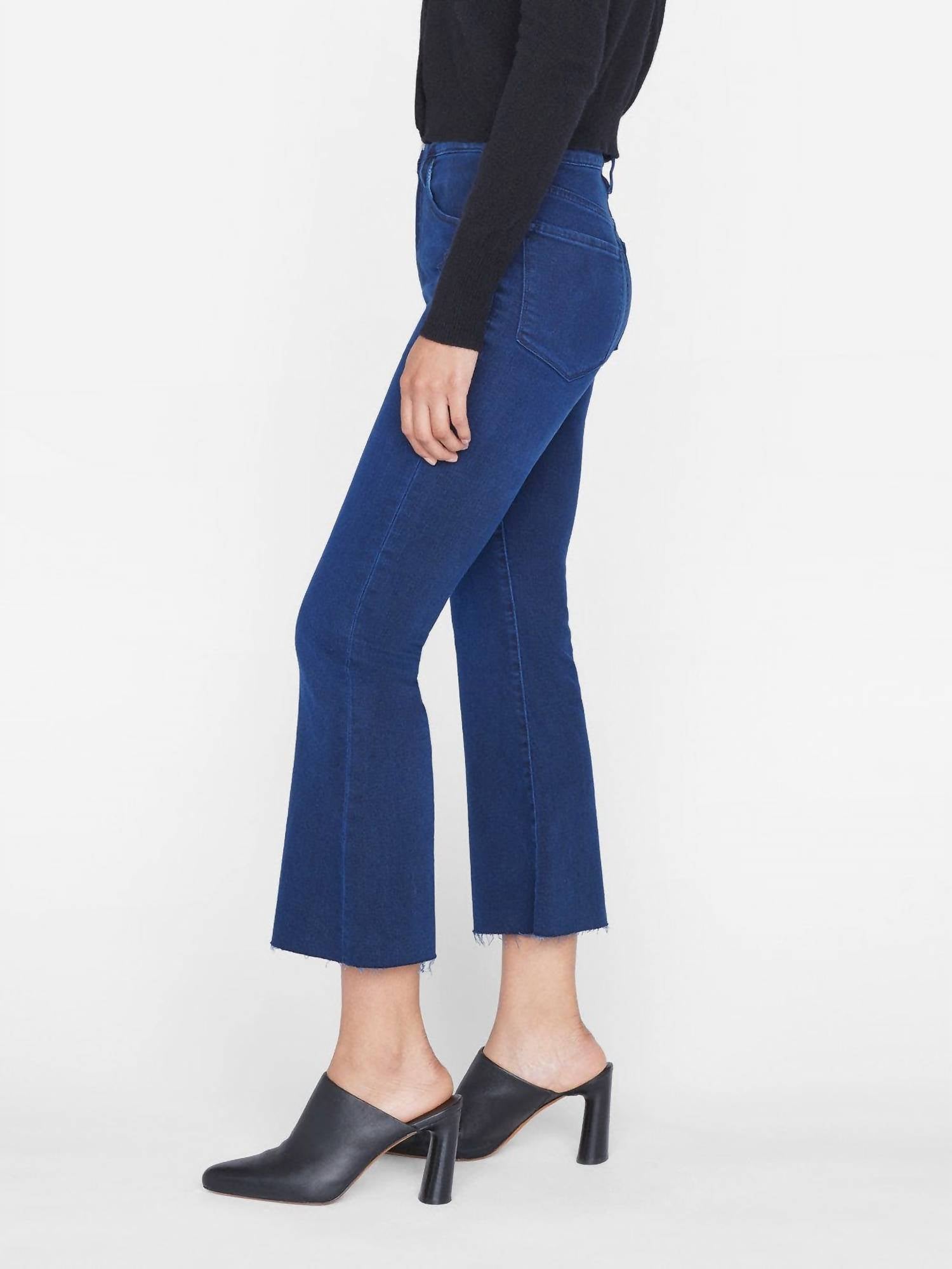 LE CROP FLARE RAW AFTER JEAN