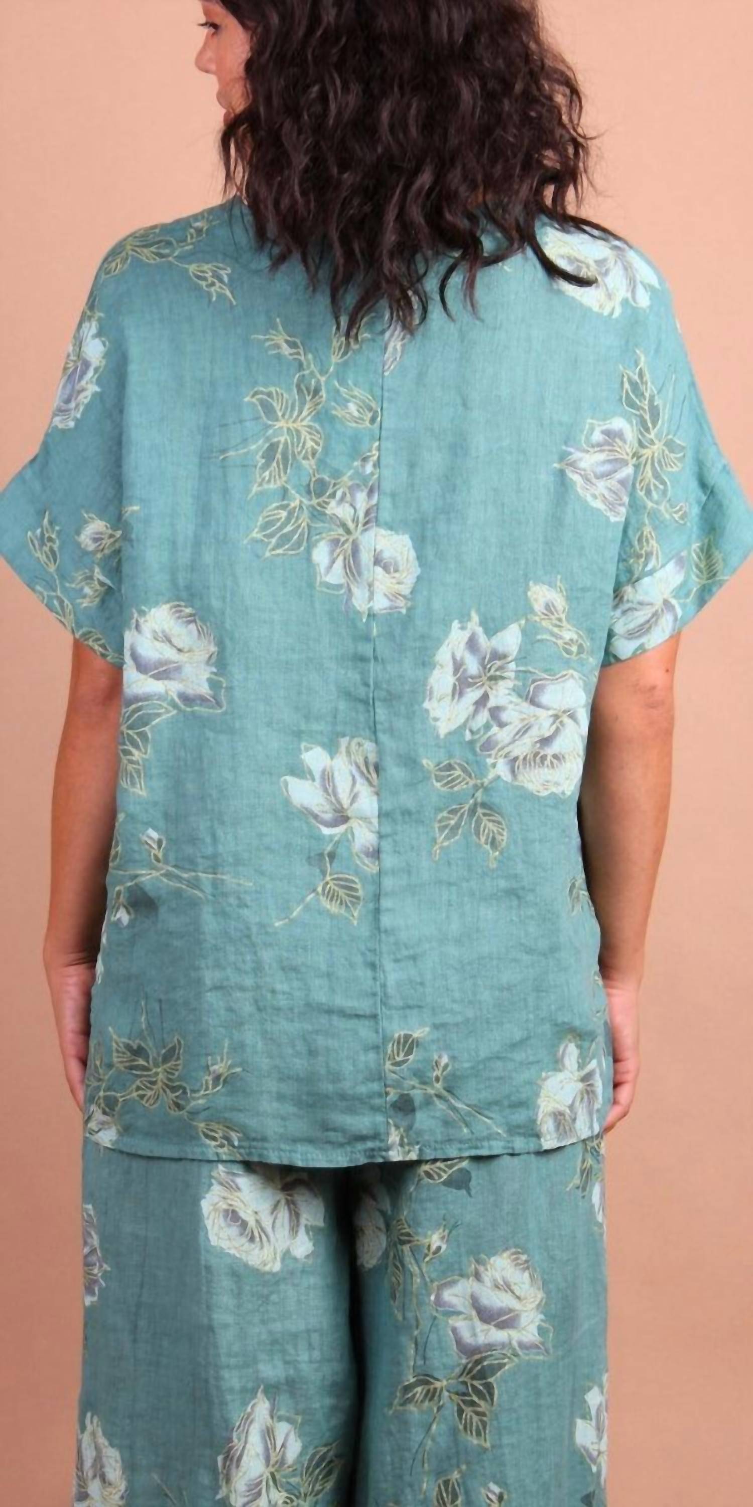 Gigi Moda - Sanremo Linen Top