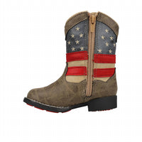 Roper - Boy's Faux Leather Patriot Light Up Boots