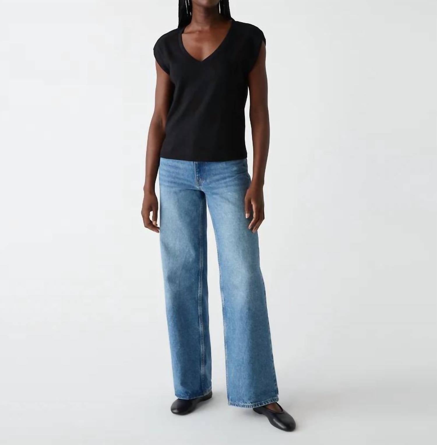 Michael Stars - Tati Power Shoulder Top