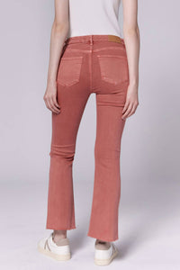 DEAR JOHN DENIM Jeanne Ankle Flare Jeans in terracotta - women's pants - detail view