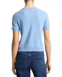Vince - RELAXED SHORT SLEEVE CREW SWEATER