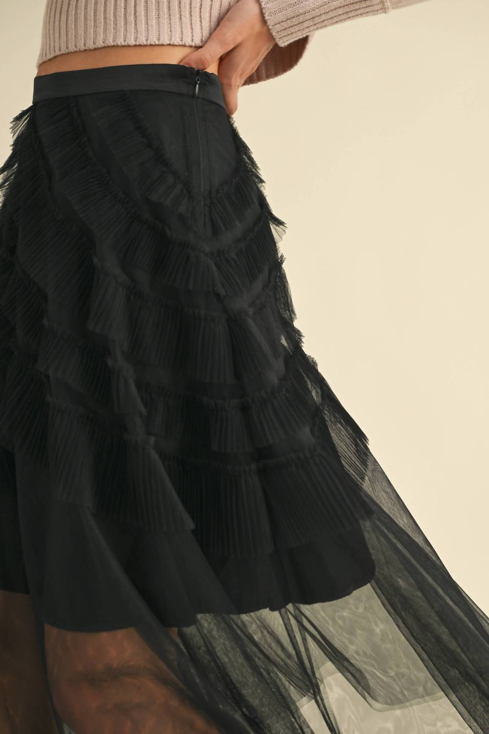 Heyson - Women's Wfrill Mesh Tulle Midi Skirt