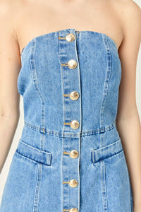 English Factory - Zandra Tube Mini Dress