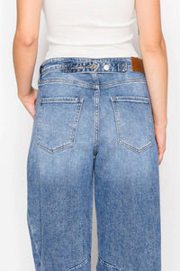 Artemis Vintage - Adjustable Waistband Relaxed Barrel Fit Jeans