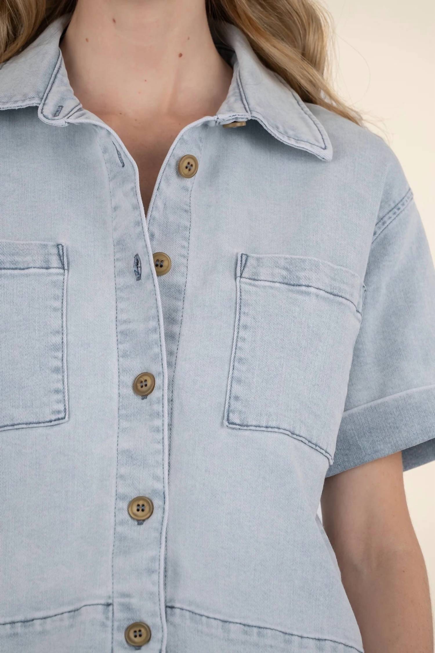 Kut From The Kloth - Kiko Boxy Camp Shirt