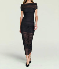 Ser.O.Ya - Noel Mesh Midi Dress