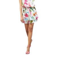 Lola & Sophie Floral Halter Mini Dress - women's dress - alternate view