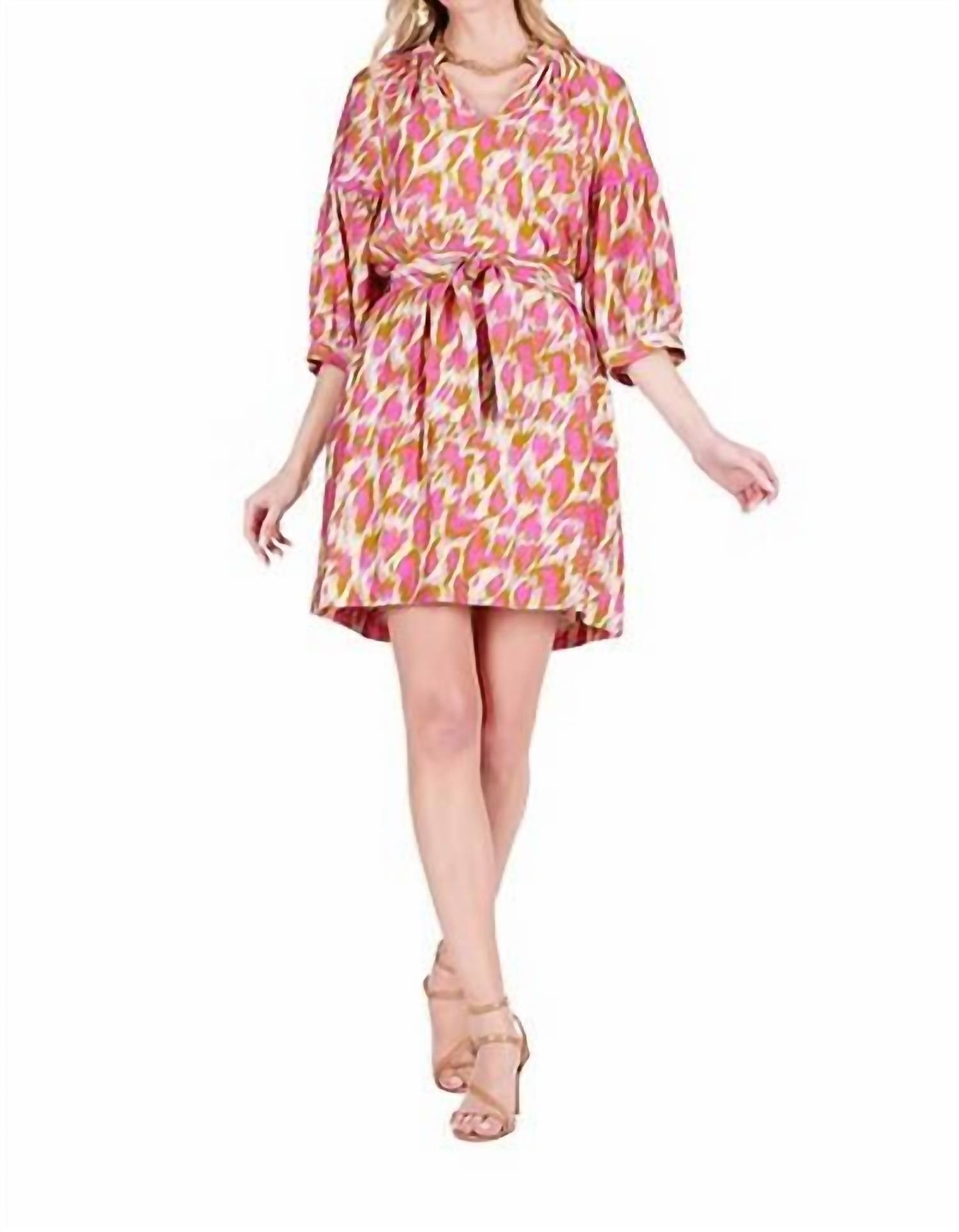 Joy Joy - Puff Sleeve Collar Dress