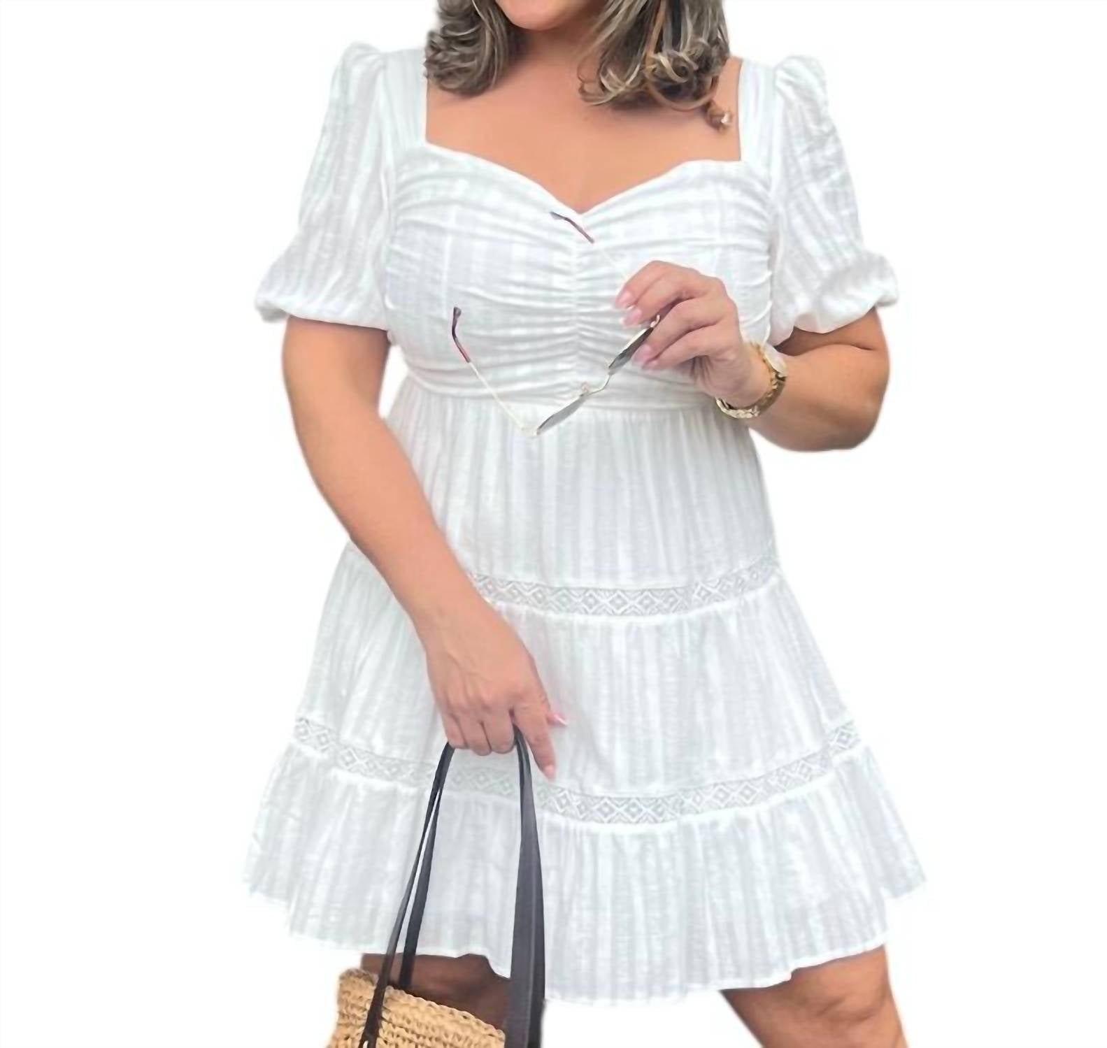 En Creme - Women's Babydoll Dress