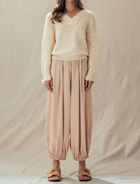 Urban Daizy - Boho Relaxed Fit Elastic Cuff Jogger Pants