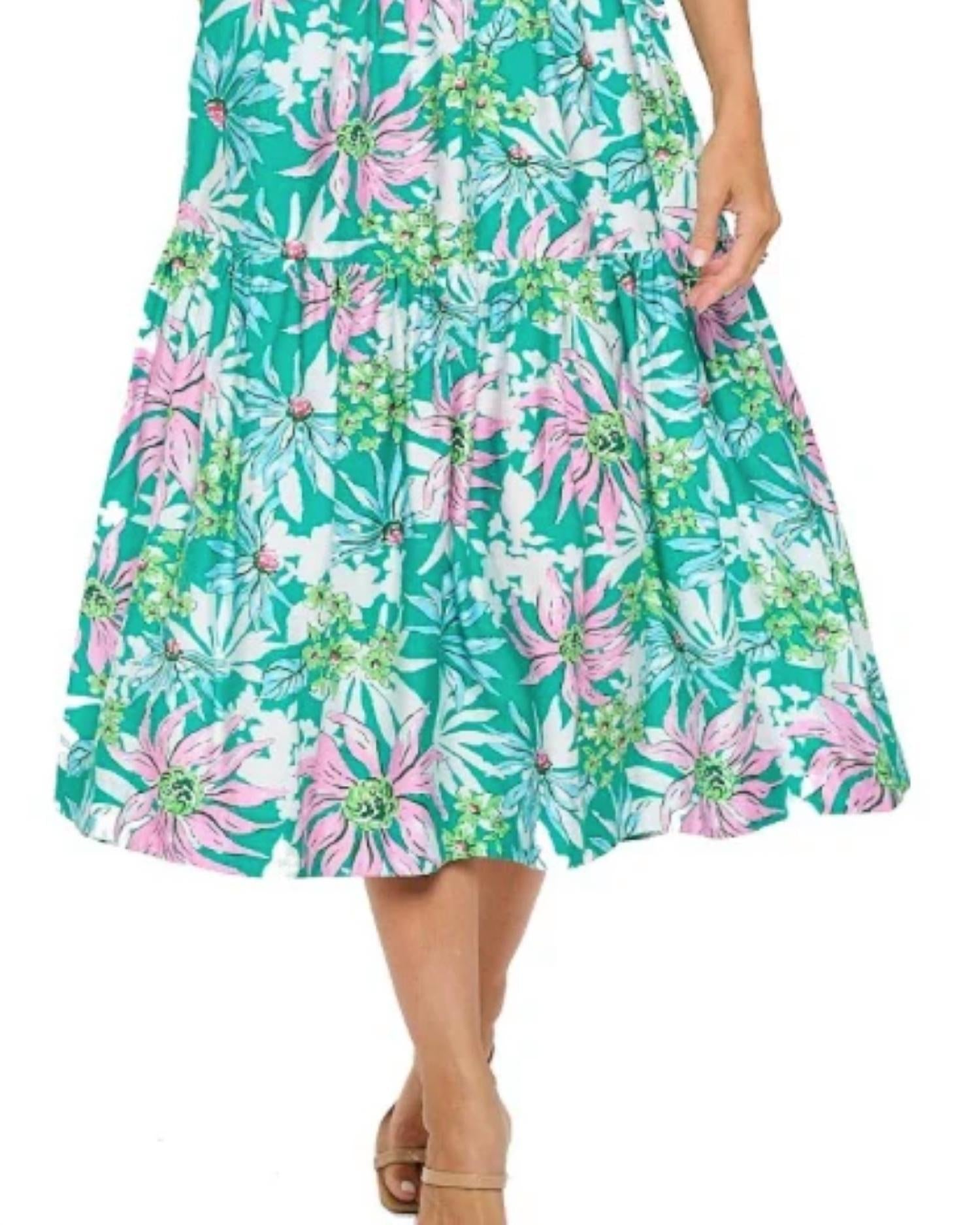 Aryeh - Gloria Ruffle Sleeve Dress