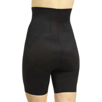 Miraclesuit Flex Fit Hi-waist Thigh Slimmer Shapewear in black - women's intimate - detail view