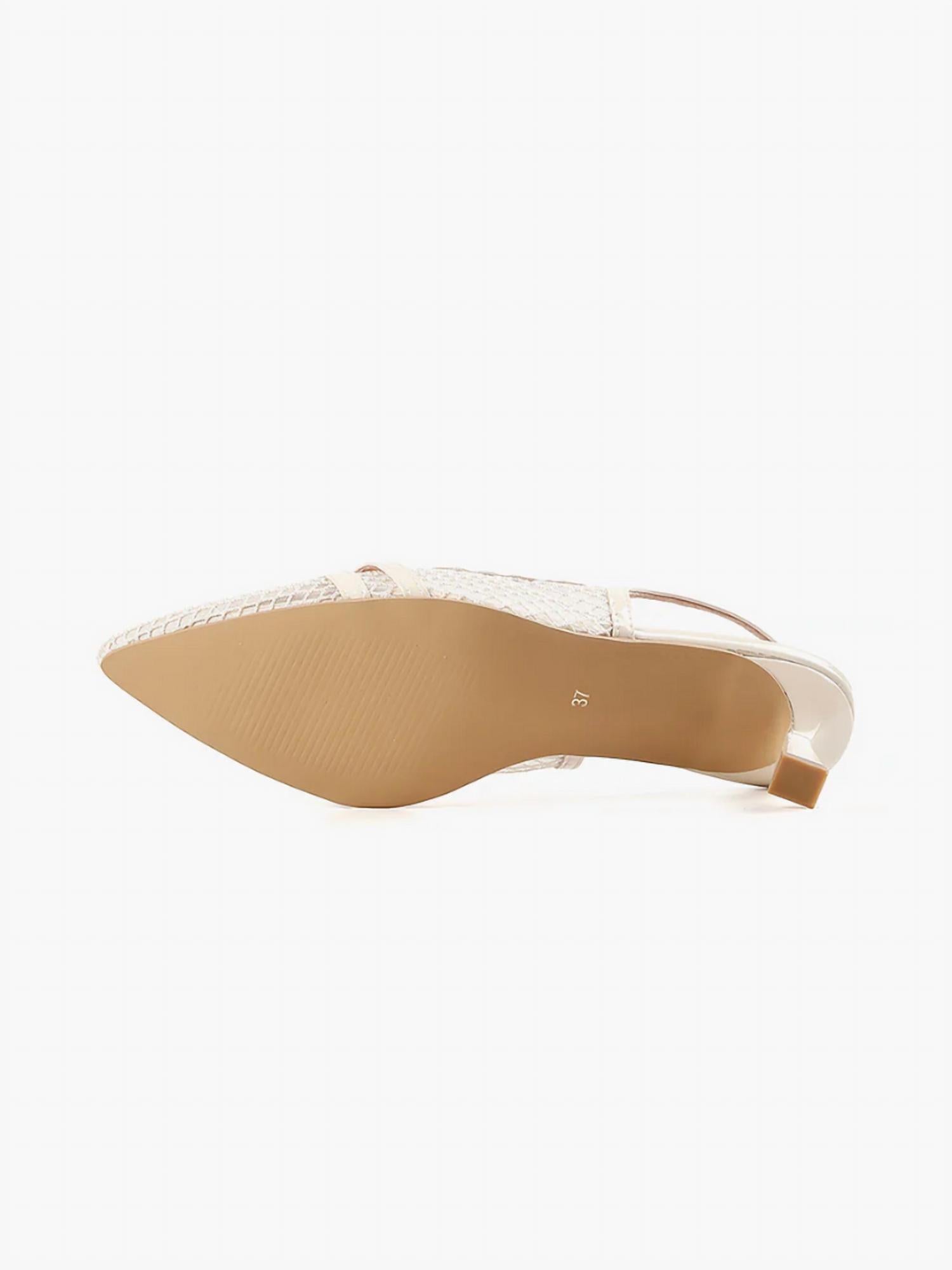 All Black - Women's Mesh Princess Low-heel Shoes