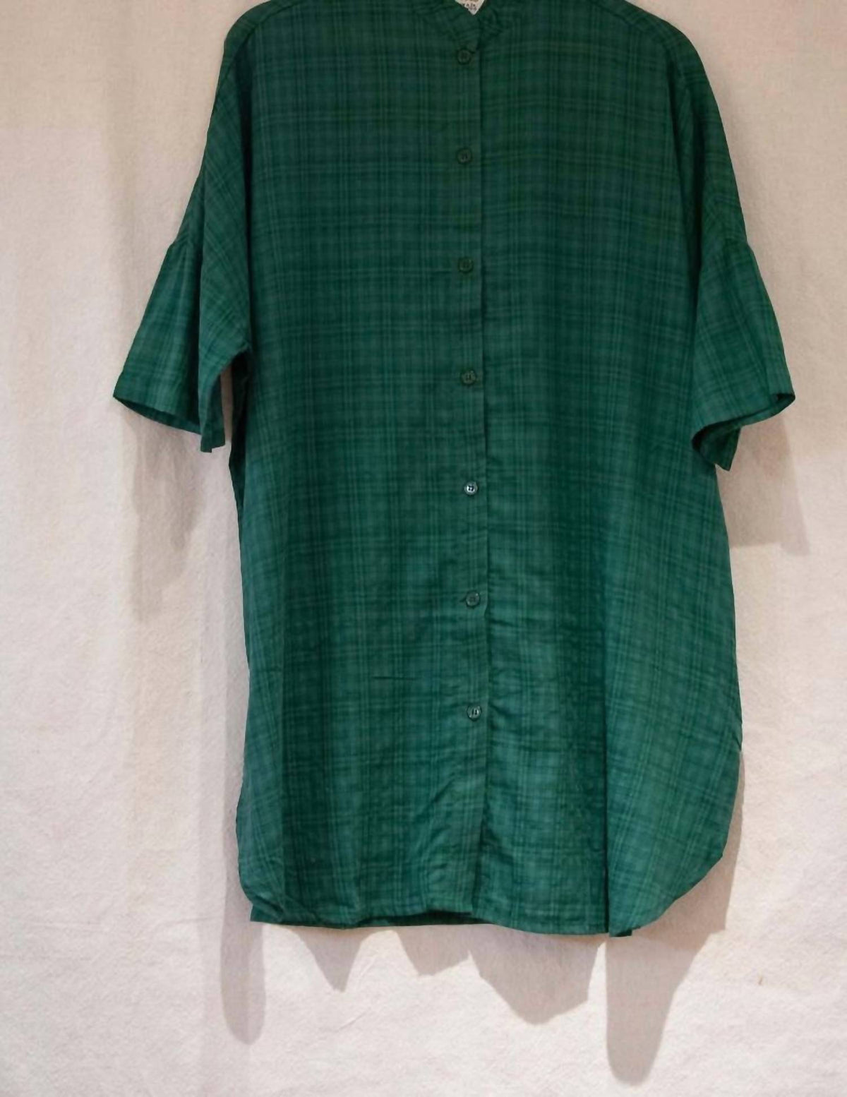 Conrado - Plaid Tunic Shirtdress