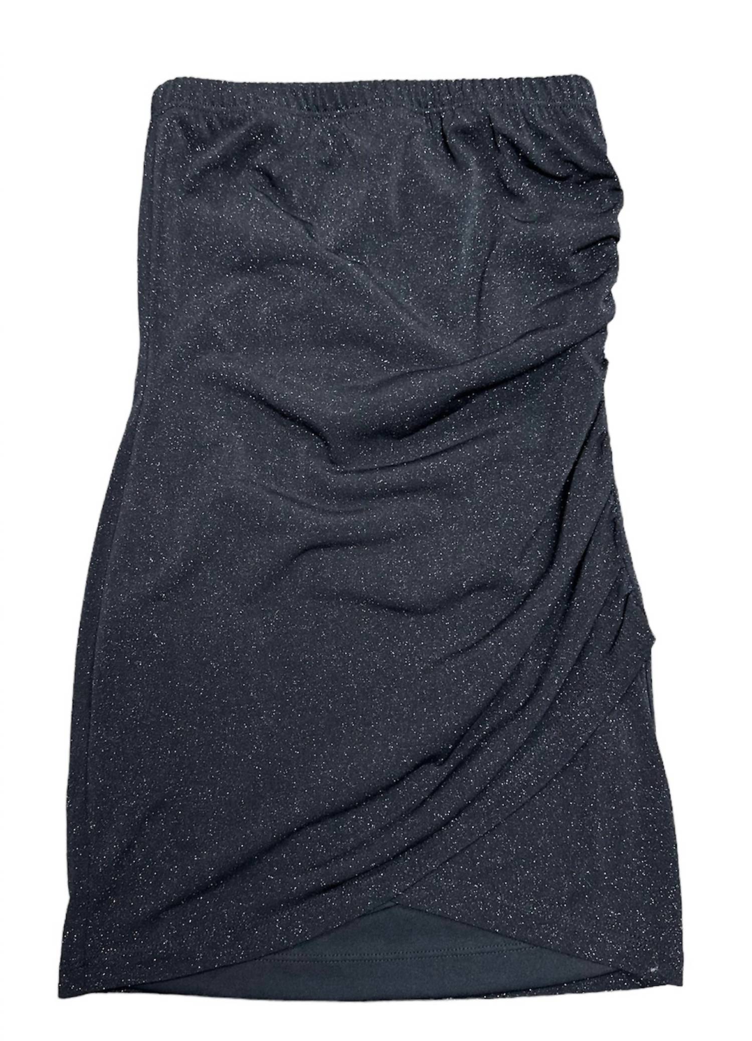 By Debra - Strapless Glitter Envelope Dress