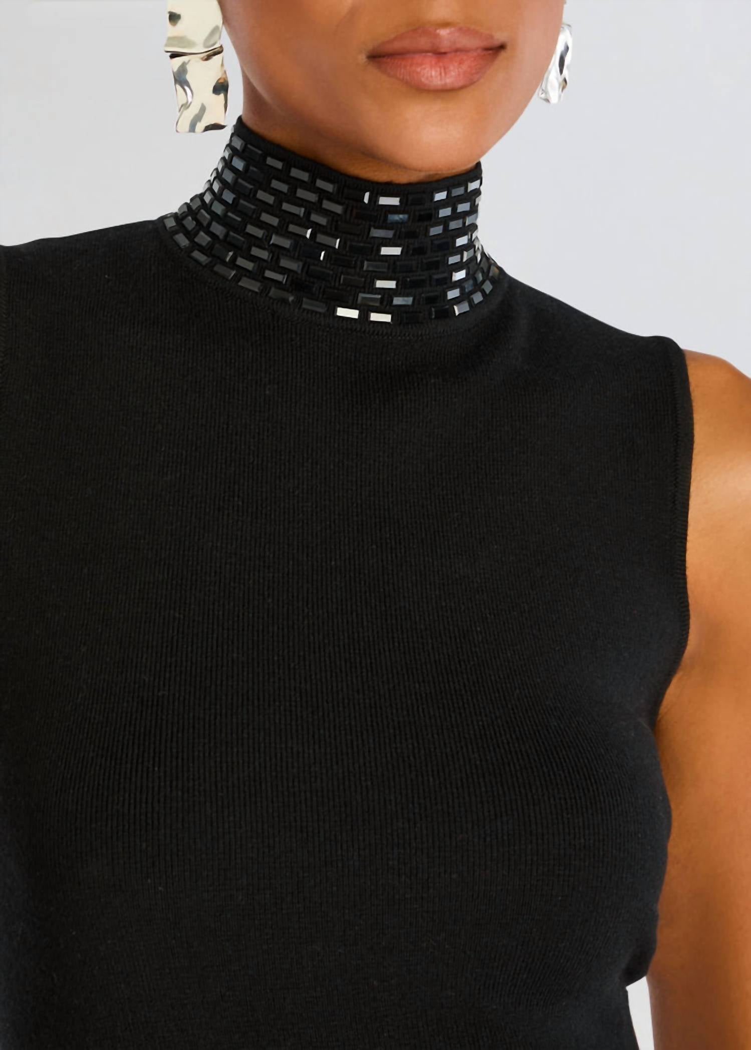 Retrofete - Envy Embellished Knit Dress