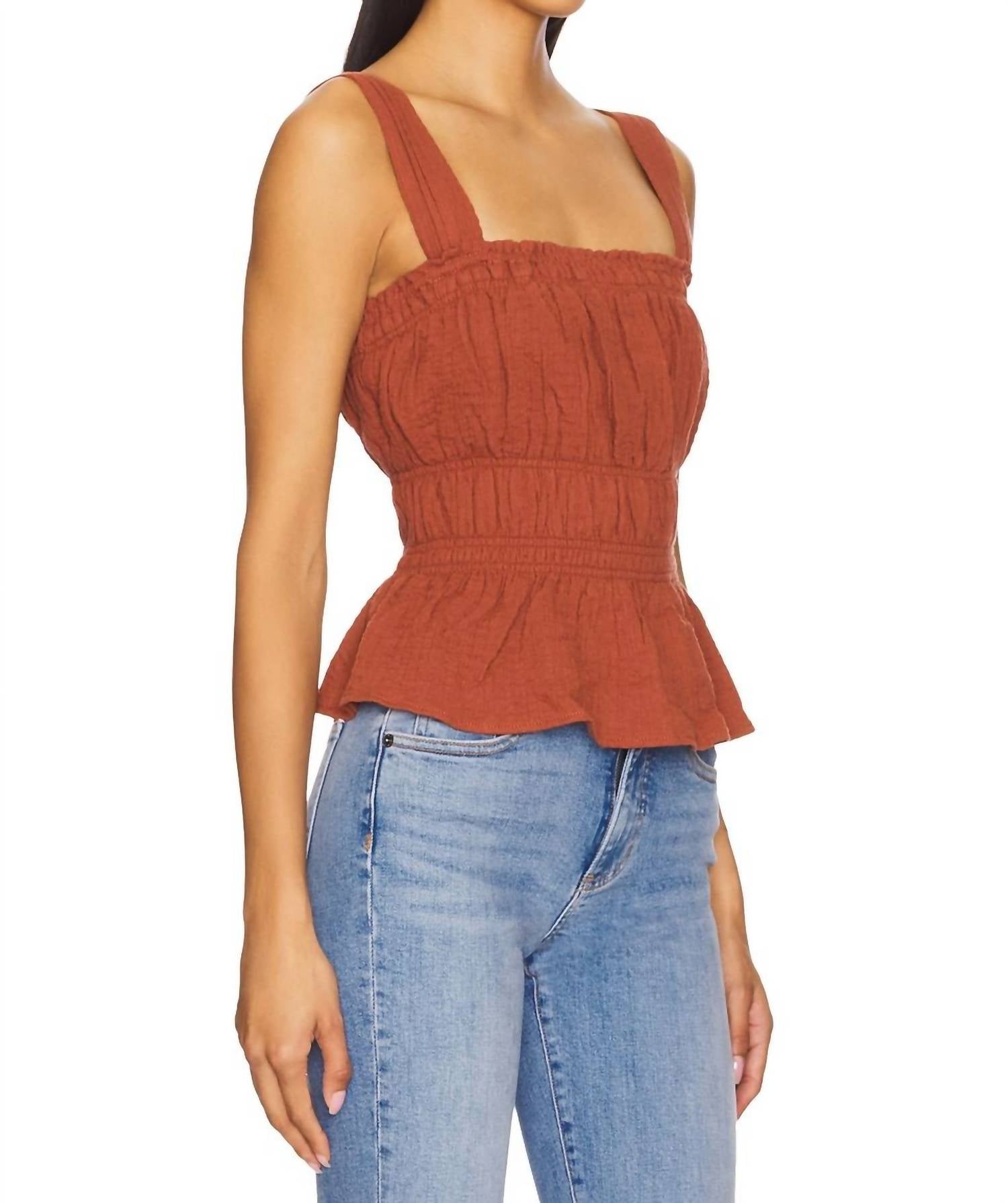 STEVE MADDEN Gabrielle Sleeveless Top - women's blouse - detail view